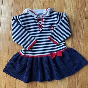 Vintage Heartstrings Nautical Dress (18m)